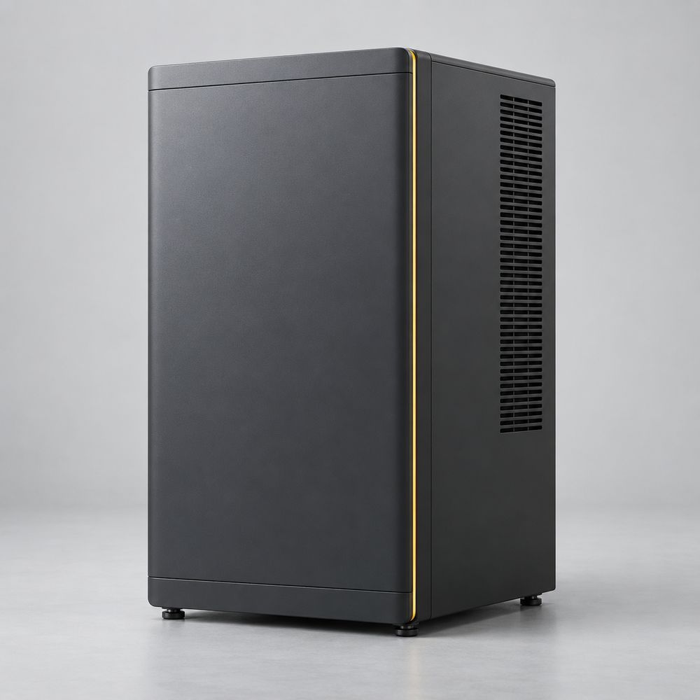 Concept render of the H2OME home energy cabinet